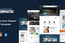 Dormatic – Garage Door Repair HTML Template