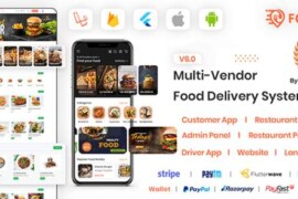 Foodie v6.0 – UberEats Clone | Food Delivery App | Multiple Restaurant Food Delivery Flutter App Source