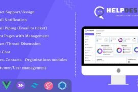 HelpDesk v3.9 Nulled – Online Ticketing System with Website – Ticket Support and Management Script