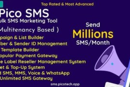 PicoSMS v5.6 Nulled – A Bulk SMS Marketing Tool PHP Script