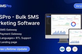 SMSPro v1.0.0 – Bulk SMS Marketing Software PHP Script