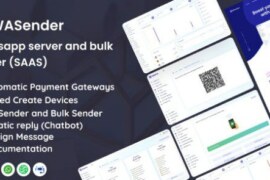 WASender v4.3 Nulled – WhatsApp Server and Bulk Sender (SAAS) PHP Script