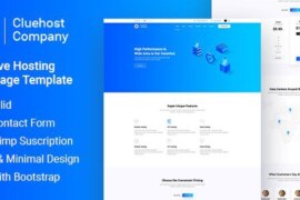 ClueHost – Hosting HTML5 Template