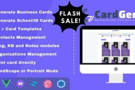 CardGen v3.6.4 Nulled – Business or ID Card Generator Script