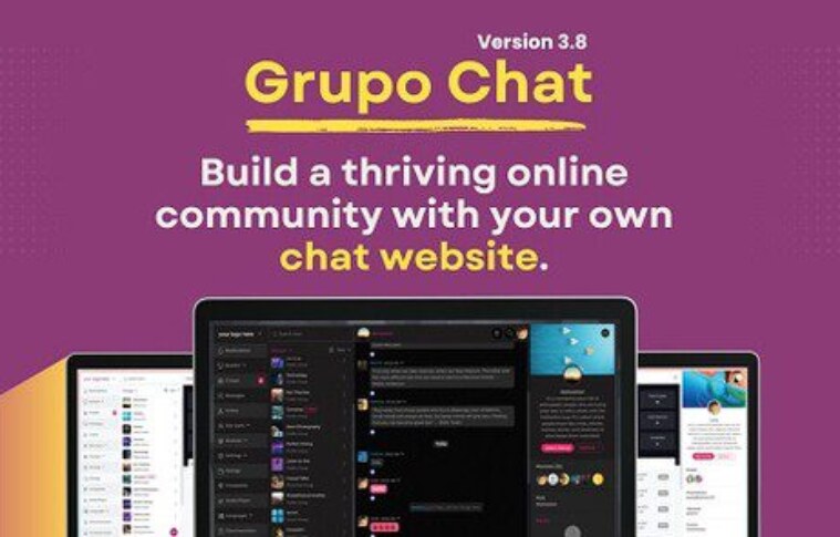 Grupo Chat v3.8 Nulled – Chat Room & Private Chat PHP Script