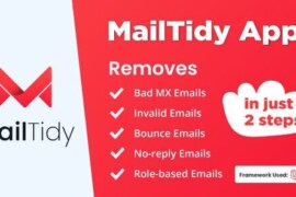 MailTidy v2.4 – Email List Cleaner SAAS Application PHP Script