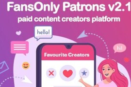 PHP FansOnly Patrons v2.5 Nulled – Paid Content Creators Platform PHP Script