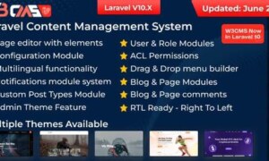 W3CMS-Laravel v2.1 – Content Management System PHP Script