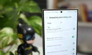How to Enable tap to answer call on Samsung phones One UI 6.1.1