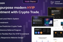 FinFunder v2.2 – HYIP Investments and Crypto Trading on the Matrix Platform Script