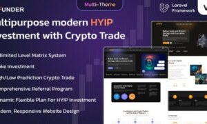 FinFunder v2.2 – HYIP Investments and Crypto Trading on the Matrix Platform Script