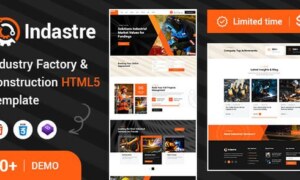 Indastre – Industry Factory and Construction HTML5 Template