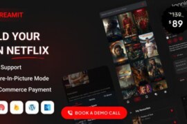 Streamit v9.1.0 – Movie, TV Show, Video Streaming Flutter App with WordPress Backend Source Code