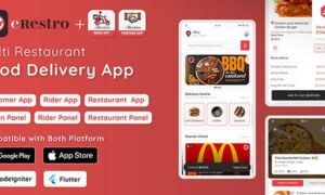 eRestro v1.2.6 Nulled – Multi Restaurant Flutter App | Food Ordering App with Admin Panel & Restaurant Panel Source