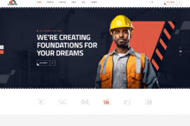 Constix Construction Industrial WordPress Theme Nulled