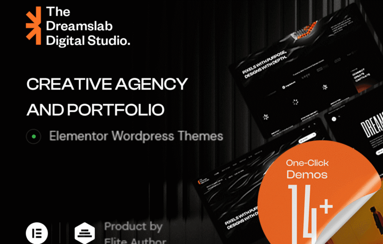 Dreamslab – Creative Agency & Portfolio WordPress Theme Nulled