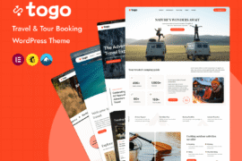 Togo – Travel & Tour Booking WordPress Theme Nulled